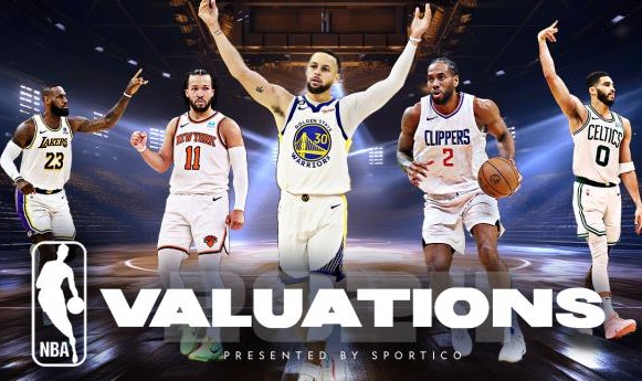 2024年NBA球队价值排名出炉：勇尼湖领跑 篮网飙升